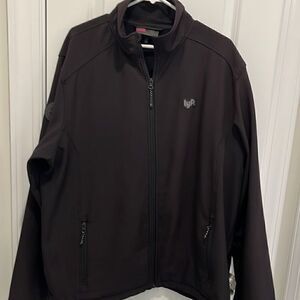 LYFT 1K Original Big man’s Mens Black Performance Zipper Driver Jacket Coat 2XL